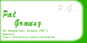 pal grausz business card